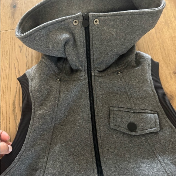 Burton Starr Dryride Hooded Full Zip Outdoor Gray Ski & Snow Vest size Small/Med - Picture 5 of 11